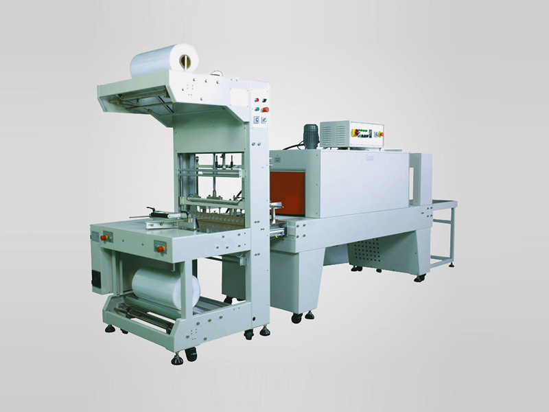 半自动袖口式封切机+收缩机